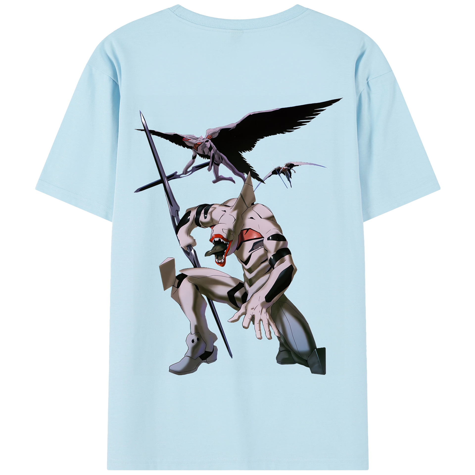 （画像用） EVA 新世紀エヴァンゲリオン 綿100％半袖Tシャツ（背面プリント）